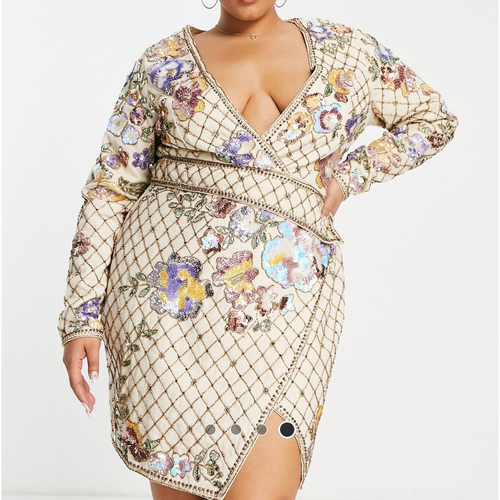 BRAND NEW ASOS EMBELLISHED DRESS